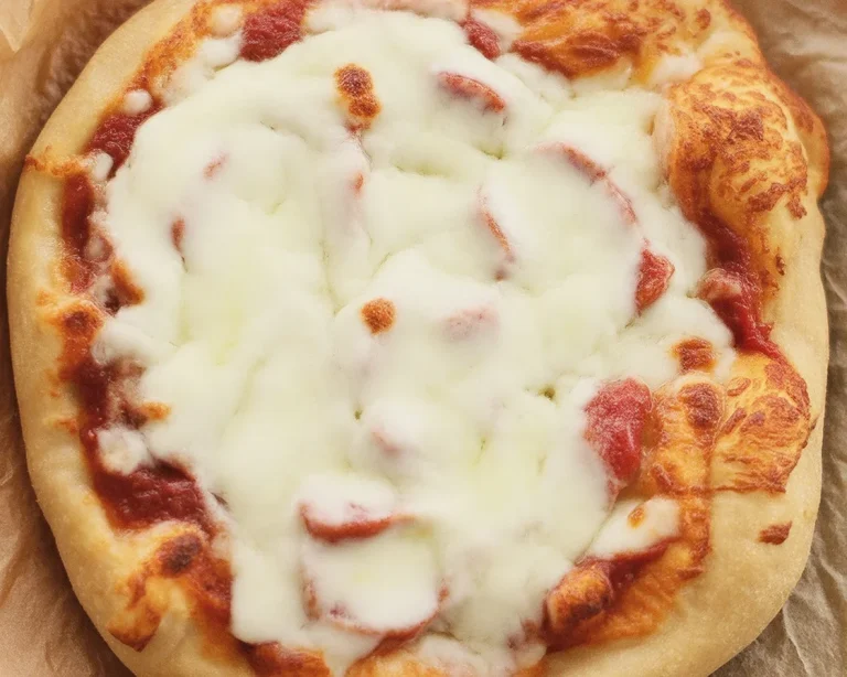 Homemade gluten free pizza crust fresh out of the oven.
