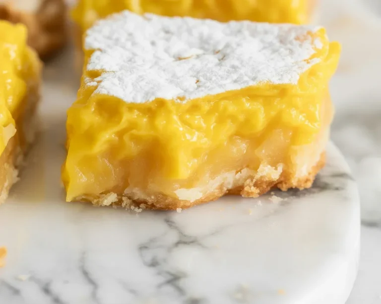 Delicious gluten free lemon bars with a buttery crust and tangy lemon filling