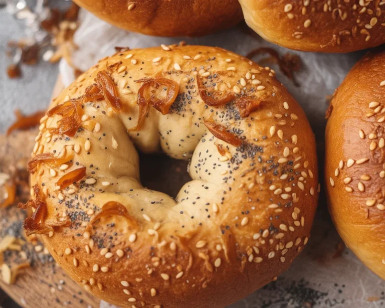 Delicious high protein bagels made with Greek yogurt and cottage cheese