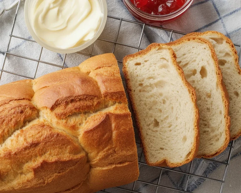 Delicious high protein bread made with Greek yogurt and six nutritious ingredients.