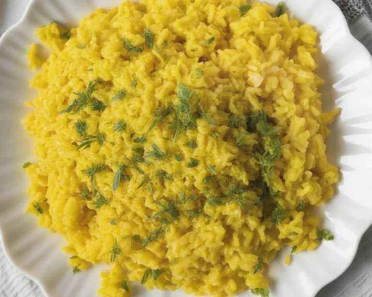 Colorful Mediterranean rice dish with peppers, herbs, and spices for a flavorful side.