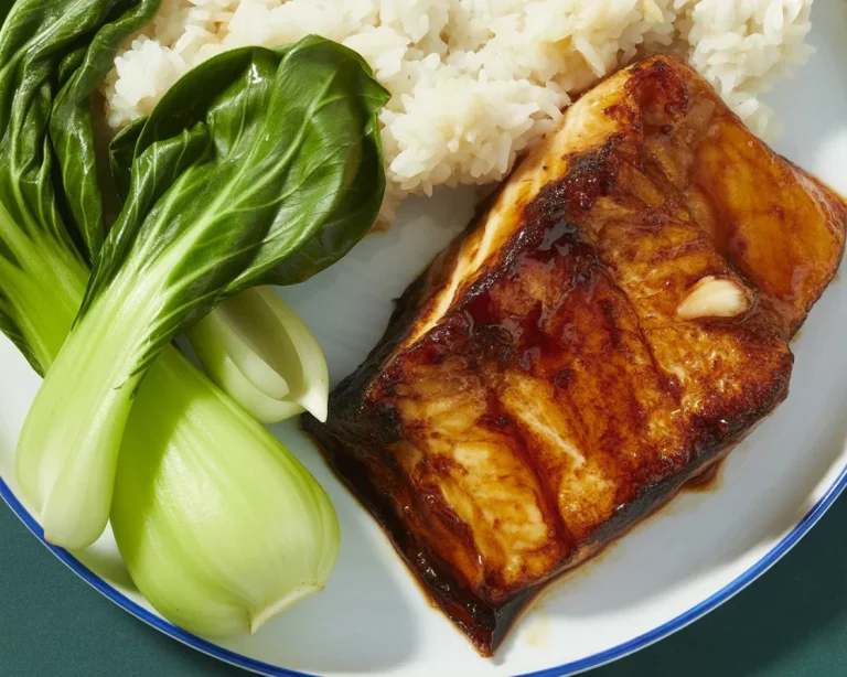 Delicious black cod fillets served with creamy beurre blanc sauce, easy recipe.